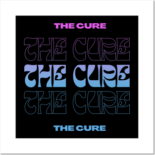 The Cure // Typography Fan Art Design Posters and Art